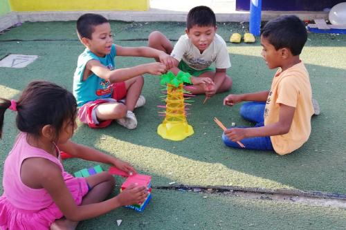 En Manaure, La Guajira, la niñez se reúne para jugar